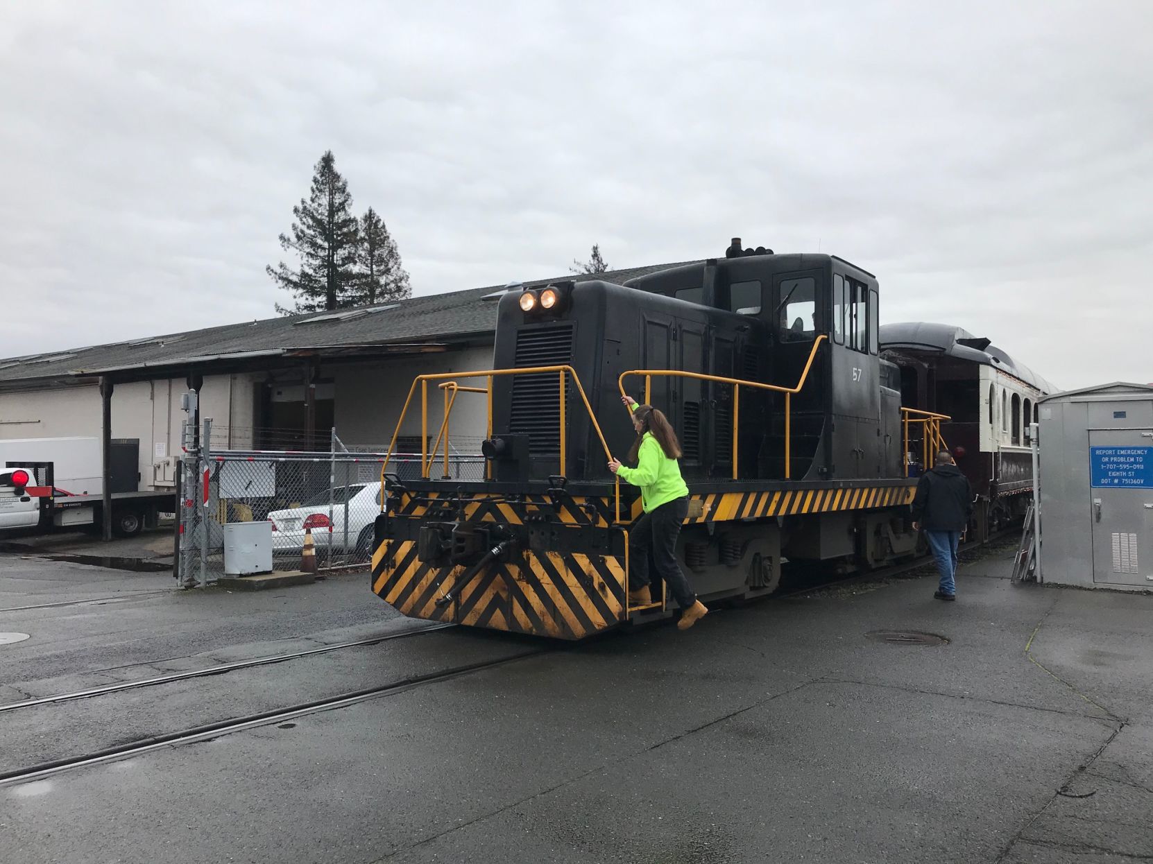 Wine Train conductors